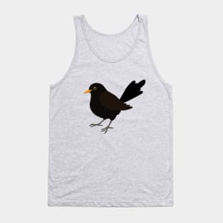 Blackbird digital drawing Tank Top